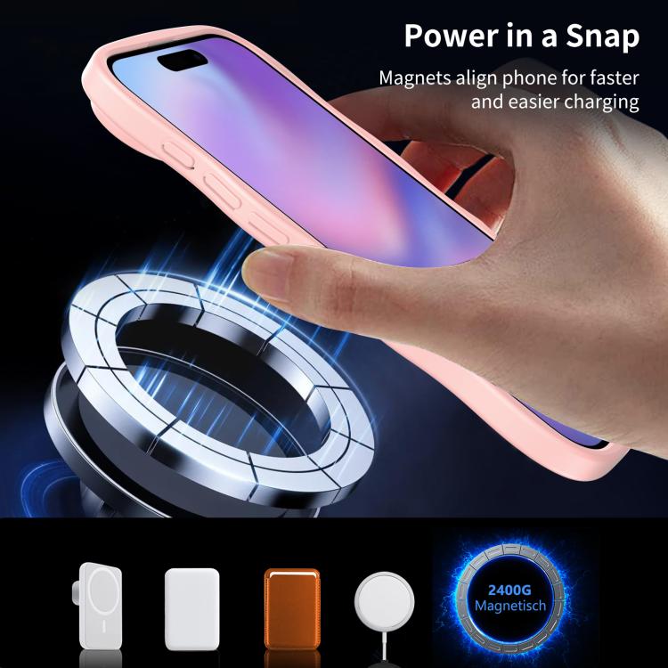For iPhone Air Skin Feel Wave Texture MagSafe Phone Case