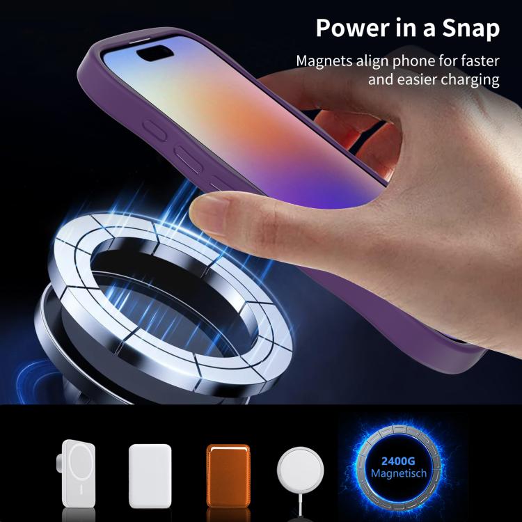For iPhone 17 Skin Feel Wave Texture MagSafe Phone Case