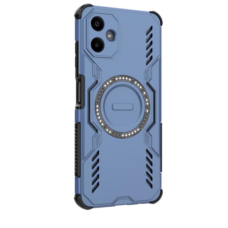For Samsung Galaxy A06 4G Butterfly Armor MagSafe Magnetic Ring Shockproof Phone Case