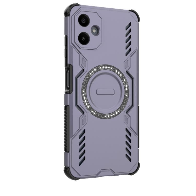 For Samsung Galaxy A06 4G Butterfly Armor MagSafe Magnetic Ring Shockproof Phone Case