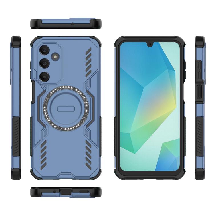 For Samsung Galaxy A16 5G Butterfly Armor MagSafe Magnetic Ring Shockproof Phone Case