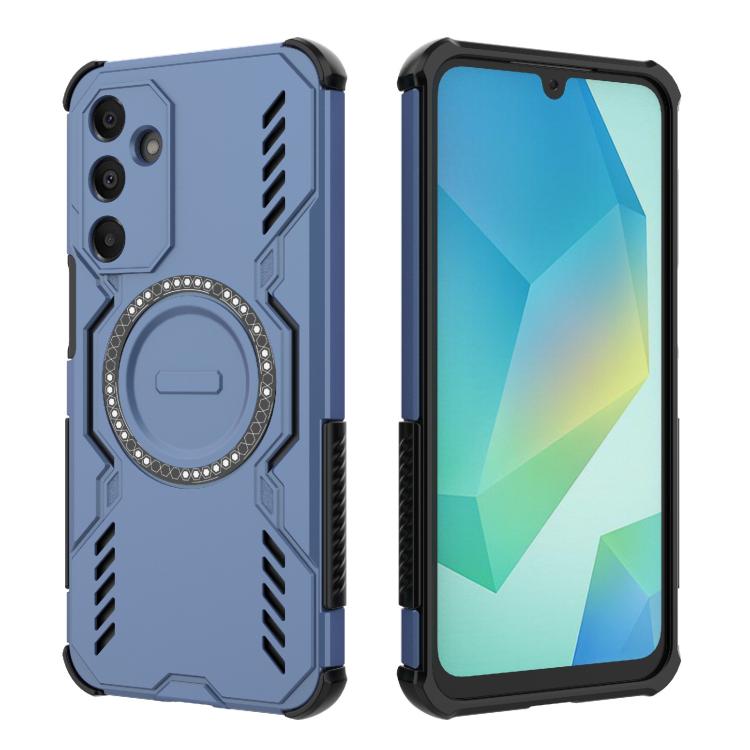 For Samsung Galaxy A16 5G Butterfly Armor MagSafe Magnetic Ring Shockproof Phone Case