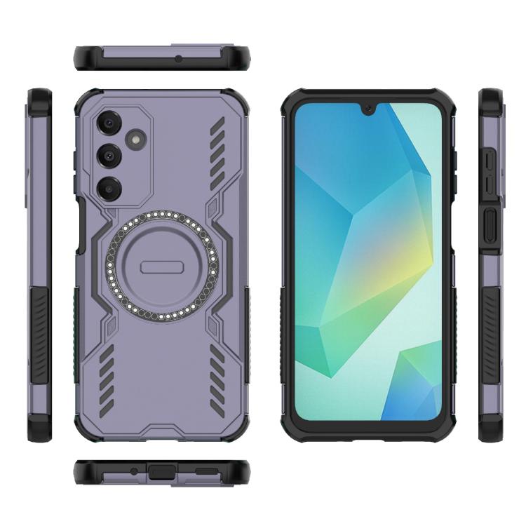 For Samsung Galaxy A16 5G Butterfly Armor MagSafe Magnetic Ring Shockproof Phone Case