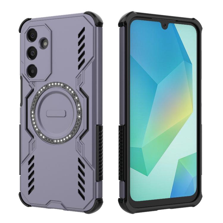 For Samsung Galaxy A16 5G Butterfly Armor MagSafe Magnetic Ring Shockproof Phone Case