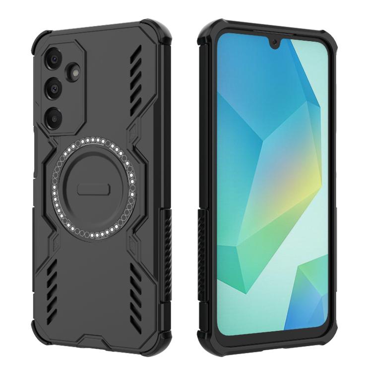 For Samsung Galaxy A16 5G Butterfly Armor MagSafe Magnetic Ring Shockproof Phone Case
