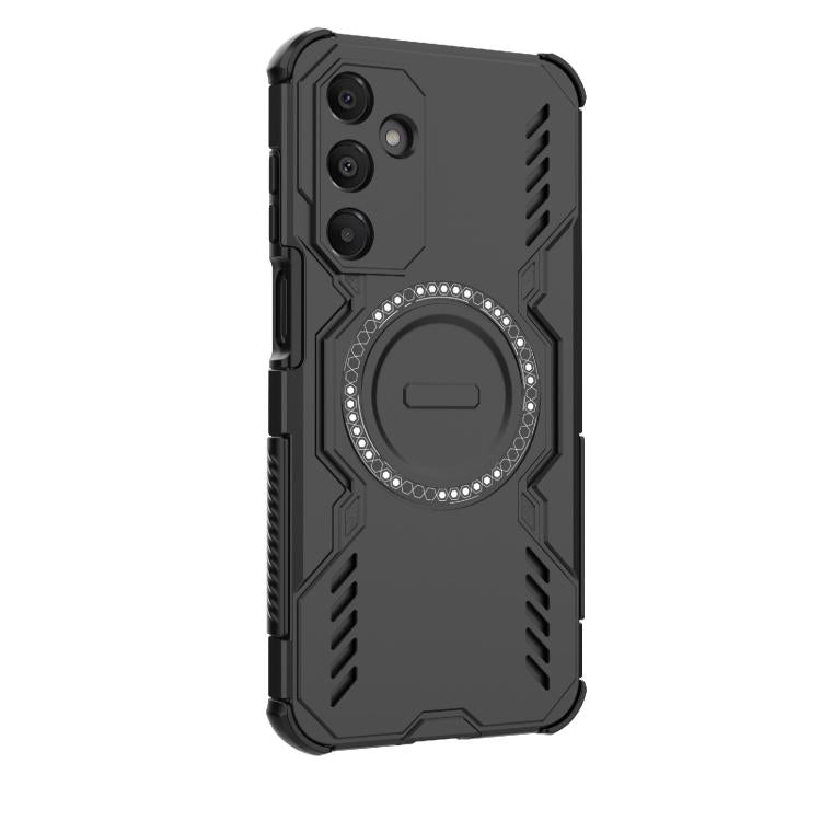 For Samsung Galaxy A16 5G Butterfly Armor MagSafe Magnetic Ring Shockproof Phone Case