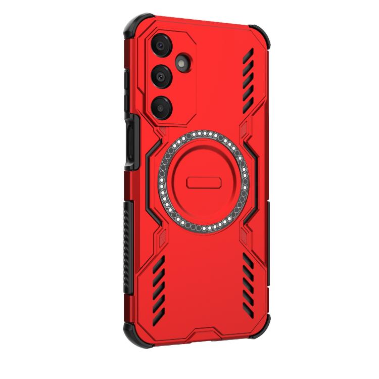 For Samsung Galaxy A16 5G Butterfly Armor MagSafe Magnetic Ring Shockproof Phone Case