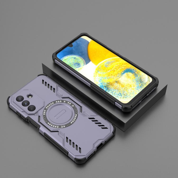 For Samsung Galaxy A26 5G Butterfly Armor MagSafe Magnetic Ring Shockproof Phone Case