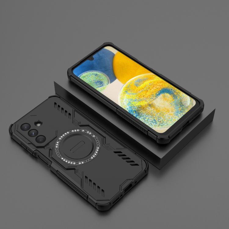 For Samsung Galaxy A26 5G Butterfly Armor MagSafe Magnetic Ring Shockproof Phone Case