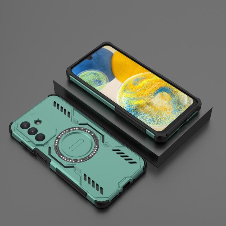 For Samsung Galaxy A26 5G Butterfly Armor MagSafe Magnetic Ring Shockproof Phone Case
