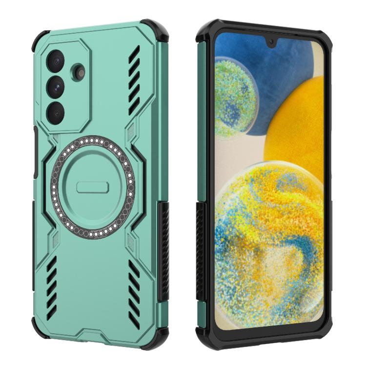 For Samsung Galaxy A26 5G Butterfly Armor MagSafe Magnetic Ring Shockproof Phone Case