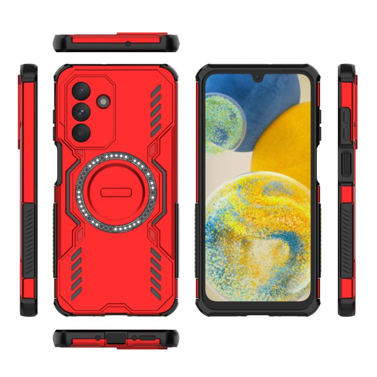 For Samsung Galaxy A26 5G Butterfly Armor MagSafe Magnetic Ring Shockproof Phone Case