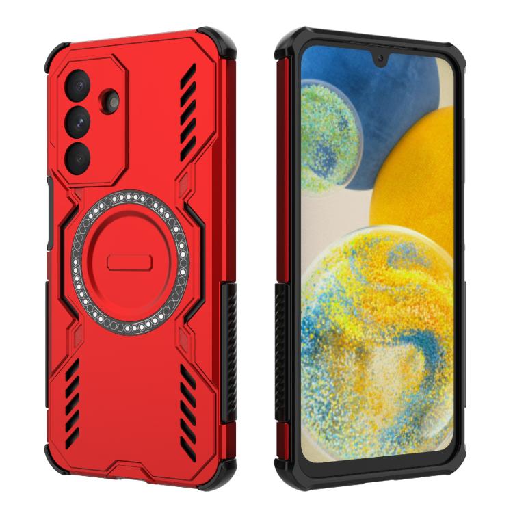 For Samsung Galaxy A26 5G Butterfly Armor MagSafe Magnetic Ring Shockproof Phone Case