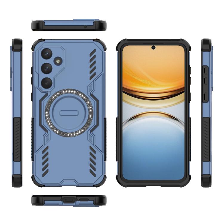 For Samsung Galaxy A55 5G Butterfly Armor MagSafe Magnetic Ring Shockproof Phone Case