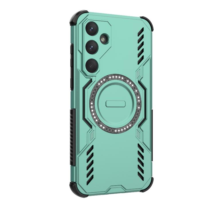 For Samsung Galaxy A55 5G Butterfly Armor MagSafe Magnetic Ring Shockproof Phone Case