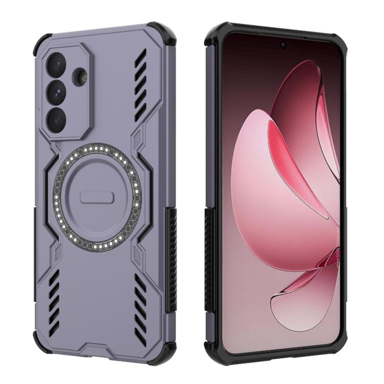 For Samsung Galaxy A56 5G Butterfly Armor MagSafe Magnetic Ring Shockproof Phone Case