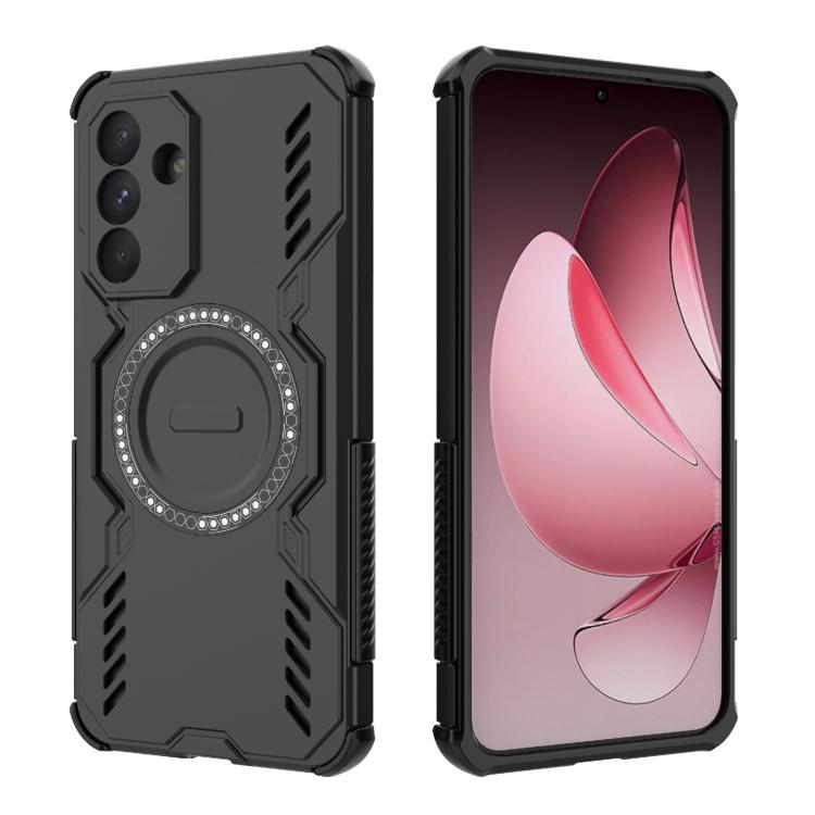 For Samsung Galaxy A56 5G Butterfly Armor MagSafe Magnetic Ring Shockproof Phone Case