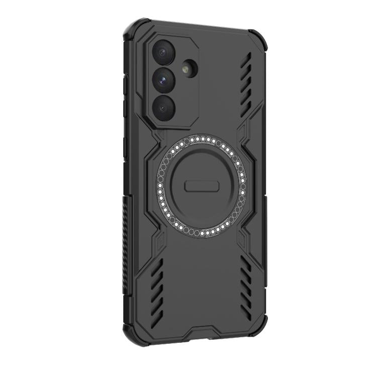 For Samsung Galaxy A56 5G Butterfly Armor MagSafe Magnetic Ring Shockproof Phone Case