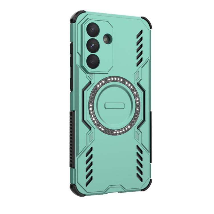 For Samsung Galaxy A56 5G Butterfly Armor MagSafe Magnetic Ring Shockproof Phone Case
