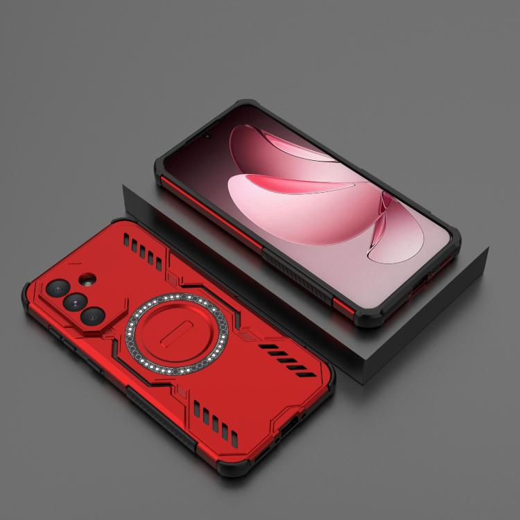 For Samsung Galaxy A56 5G Butterfly Armor MagSafe Magnetic Ring Shockproof Phone Case