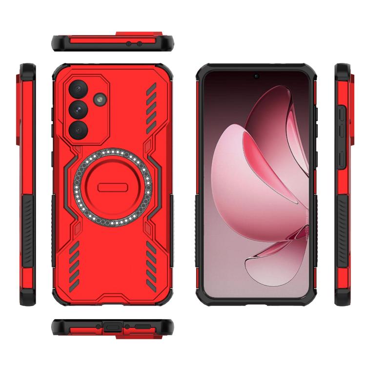 For Samsung Galaxy A56 5G Butterfly Armor MagSafe Magnetic Ring Shockproof Phone Case