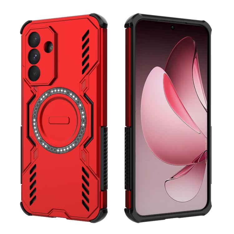 For Samsung Galaxy A56 5G Butterfly Armor MagSafe Magnetic Ring Shockproof Phone Case
