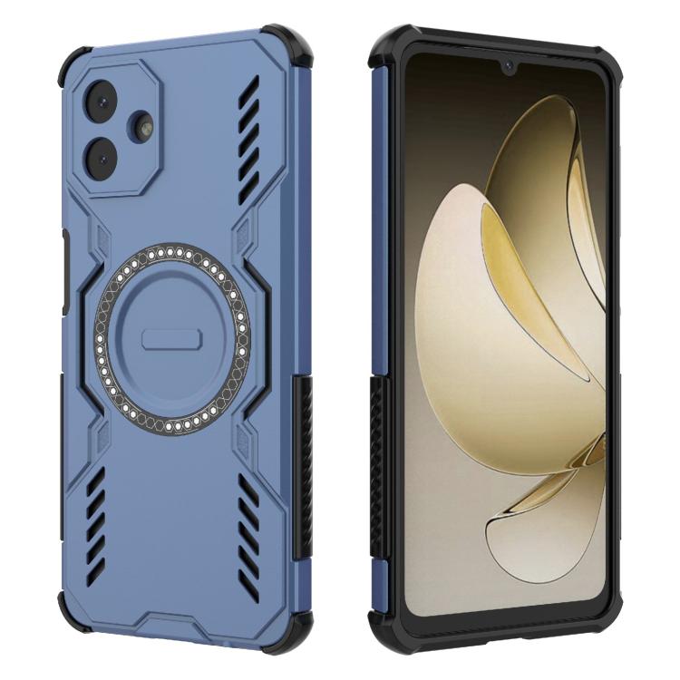For Samsung Galaxy A07 4G Butterfly Armor MagSafe Magnetic Ring Shockproof Phone Case