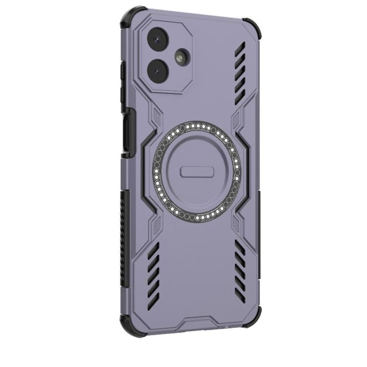 For Samsung Galaxy A07 4G Butterfly Armor MagSafe Magnetic Ring Shockproof Phone Case