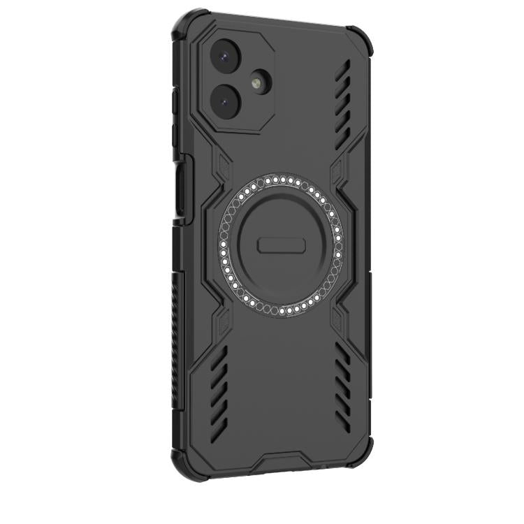 For Samsung Galaxy A07 4G Butterfly Armor MagSafe Magnetic Ring Shockproof Phone Case