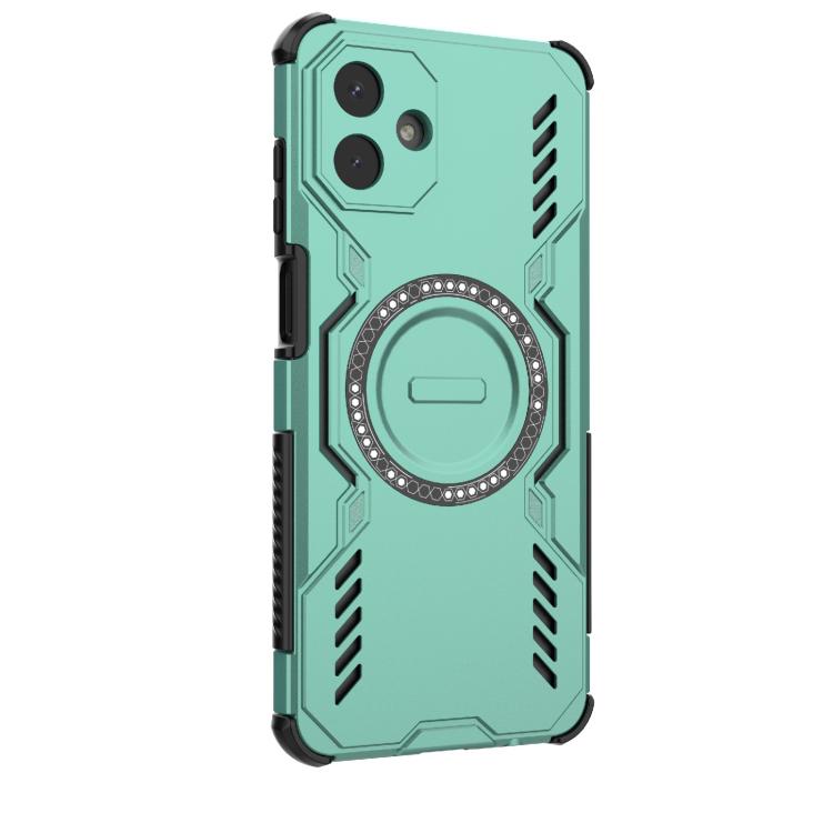 For Samsung Galaxy A07 4G Butterfly Armor MagSafe Magnetic Ring Shockproof Phone Case