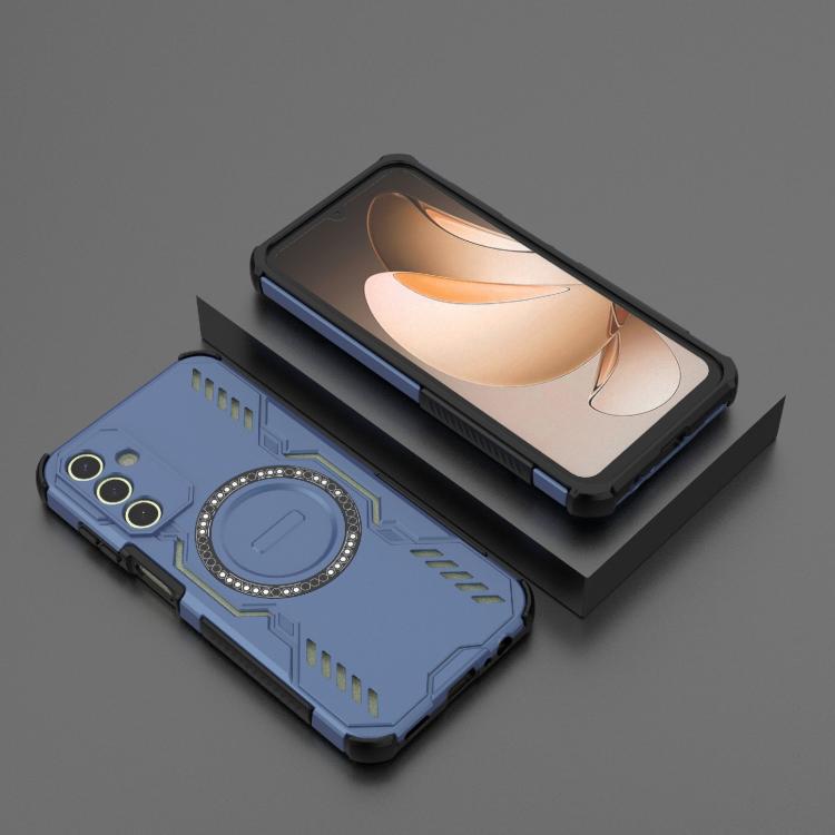 For Samsung Galaxy A15 5G Butterfly Armor MagSafe Magnetic Ring Shockproof Phone Case