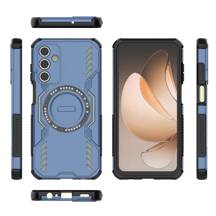 For Samsung Galaxy A15 5G Butterfly Armor MagSafe Magnetic Ring Shockproof Phone Case