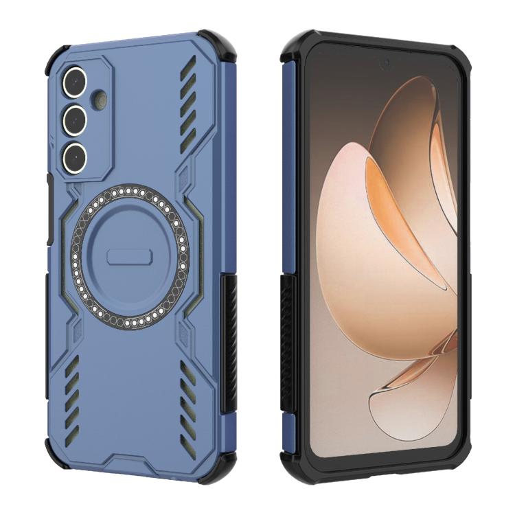 For Samsung Galaxy A15 5G Butterfly Armor MagSafe Magnetic Ring Shockproof Phone Case