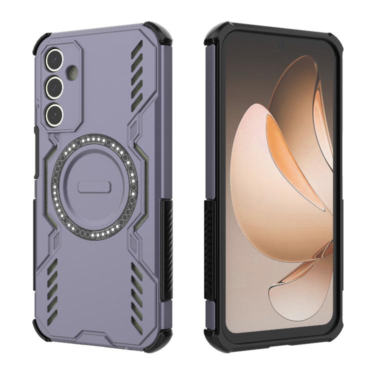 For Samsung Galaxy A15 5G Butterfly Armor MagSafe Magnetic Ring Shockproof Phone Case