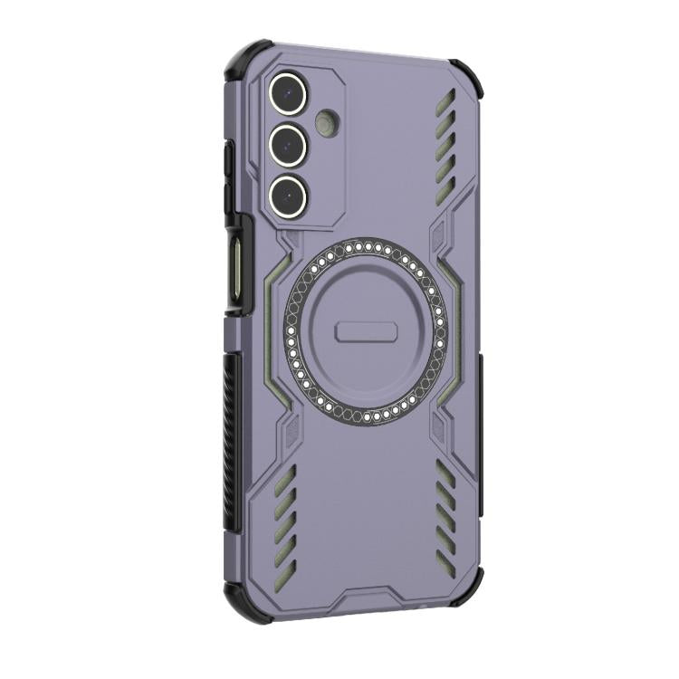 For Samsung Galaxy A15 5G Butterfly Armor MagSafe Magnetic Ring Shockproof Phone Case
