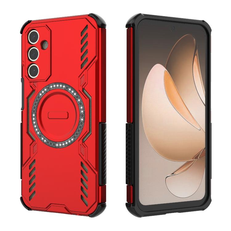 For Samsung Galaxy A15 5G Butterfly Armor MagSafe Magnetic Ring Shockproof Phone Case