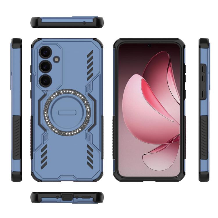 For Samsung Galaxy A35 5G Butterfly Armor MagSafe Magnetic Ring Shockproof Phone Case