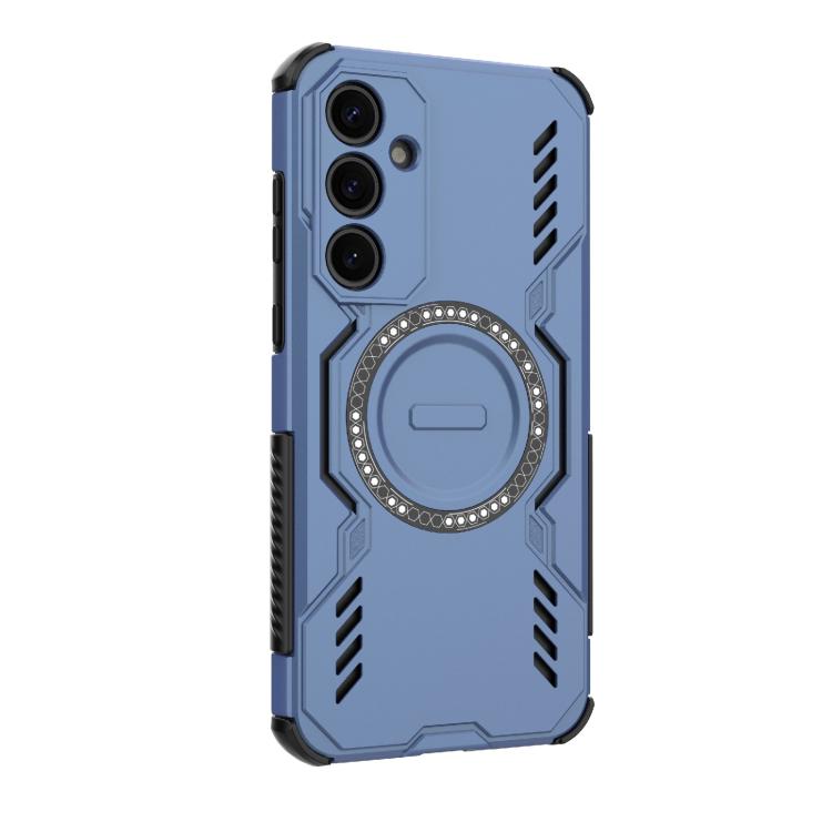For Samsung Galaxy A35 5G Butterfly Armor MagSafe Magnetic Ring Shockproof Phone Case