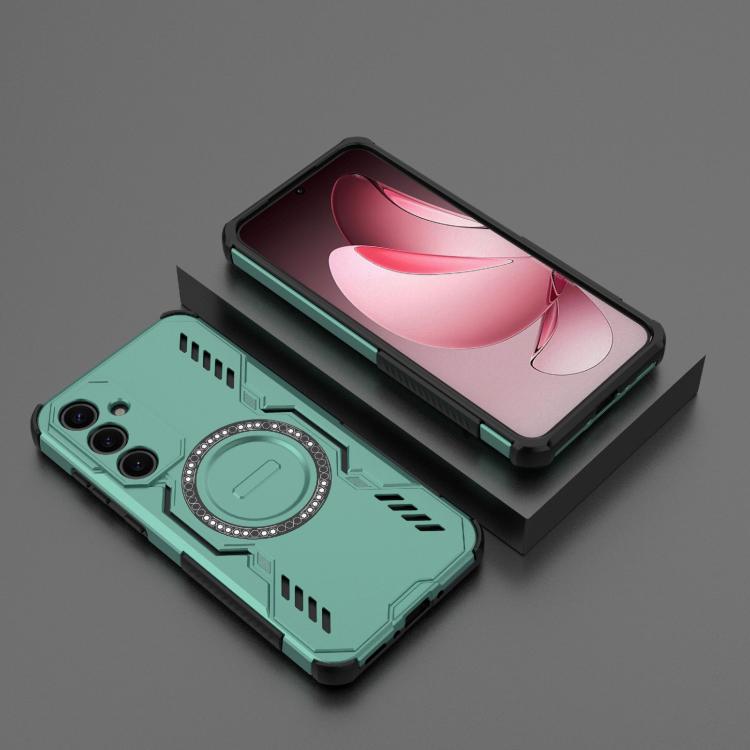 For Samsung Galaxy A35 5G Butterfly Armor MagSafe Magnetic Ring Shockproof Phone Case