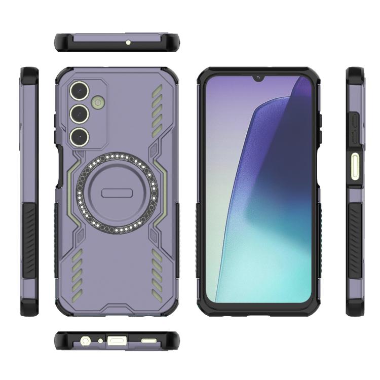 For Samsung Galaxy A25 5G Butterfly Armor MagSafe Magnetic Ring Shockproof Phone Case