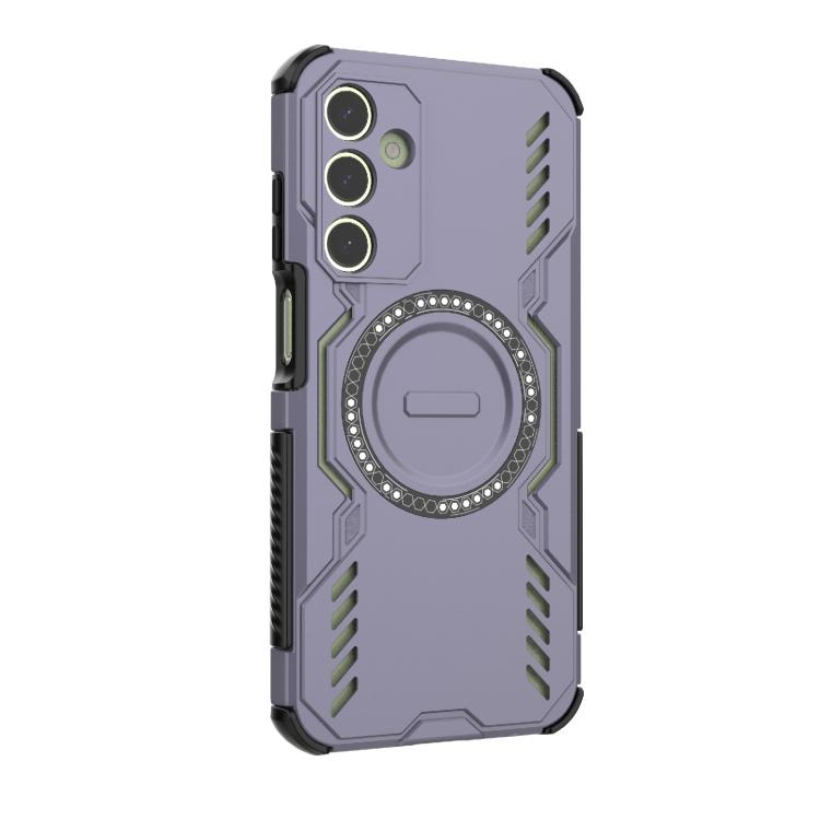 For Samsung Galaxy A25 5G Butterfly Armor MagSafe Magnetic Ring Shockproof Phone Case