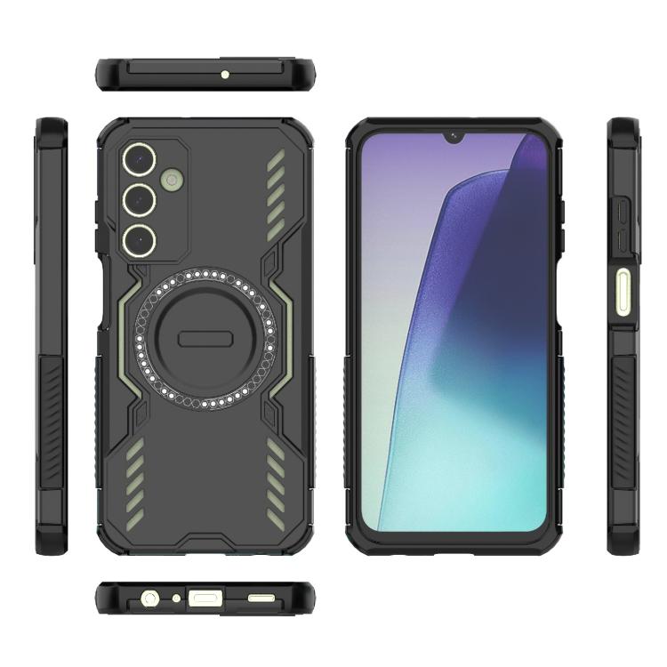 For Samsung Galaxy A25 5G Butterfly Armor MagSafe Magnetic Ring Shockproof Phone Case