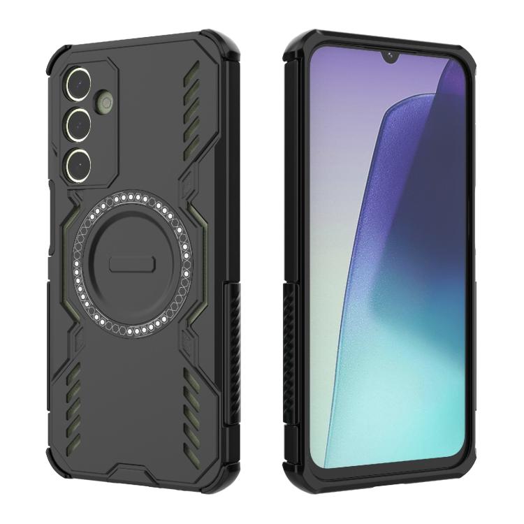 For Samsung Galaxy A25 5G Butterfly Armor MagSafe Magnetic Ring Shockproof Phone Case