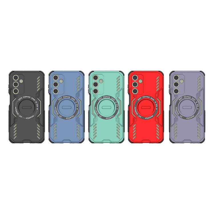For Samsung Galaxy A25 5G Butterfly Armor MagSafe Magnetic Ring Shockproof Phone Case
