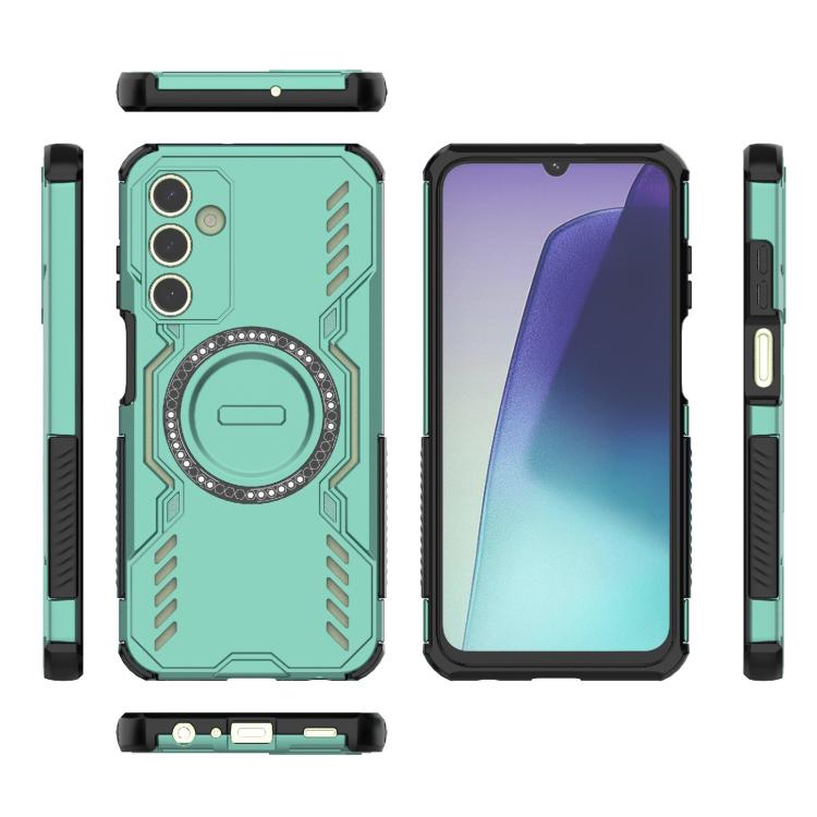 For Samsung Galaxy A25 5G Butterfly Armor MagSafe Magnetic Ring Shockproof Phone Case