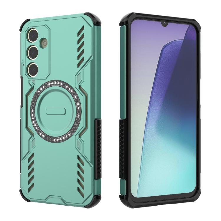 For Samsung Galaxy A25 5G Butterfly Armor MagSafe Magnetic Ring Shockproof Phone Case