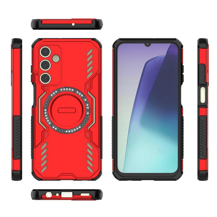 For Samsung Galaxy A25 5G Butterfly Armor MagSafe Magnetic Ring Shockproof Phone Case