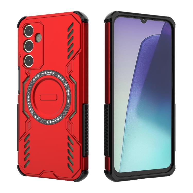 For Samsung Galaxy A25 5G Butterfly Armor MagSafe Magnetic Ring Shockproof Phone Case