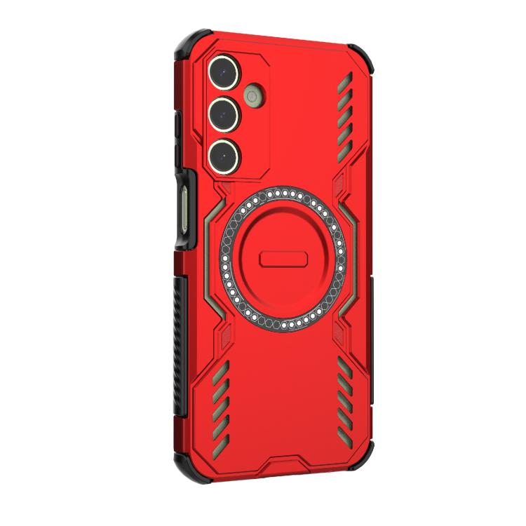 For Samsung Galaxy A25 5G Butterfly Armor MagSafe Magnetic Ring Shockproof Phone Case