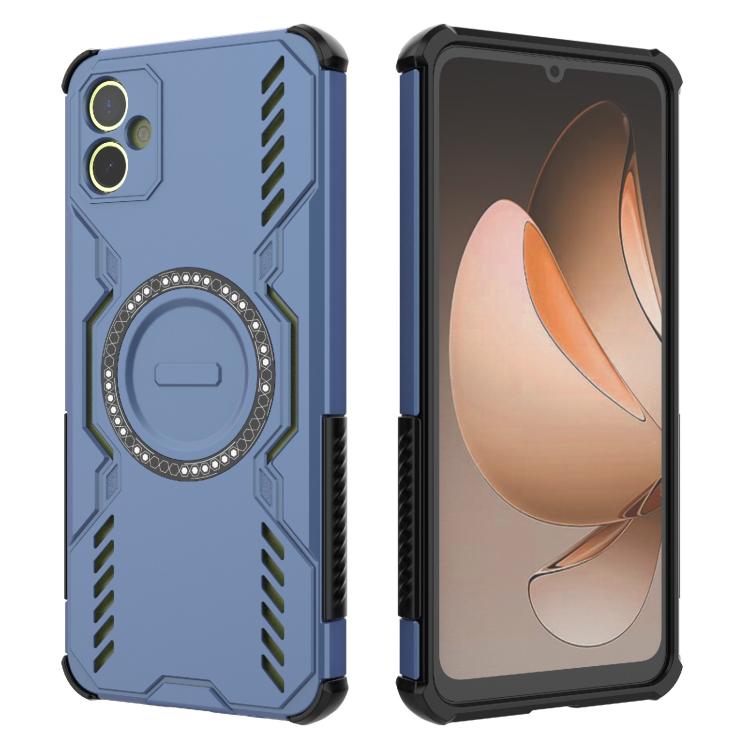 For Samsung Galaxy A05 4G Butterfly Armor MagSafe Magnetic Ring Shockproof Phone Case